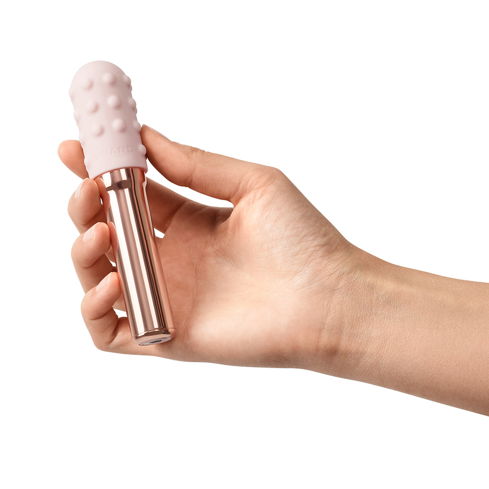 Люксовый вибратор Le Wand Grand Bullet розовое золото