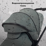 Детская коляска Rant Teo Soft 3 в 1 с автокреслом Evomax Grey Olive
