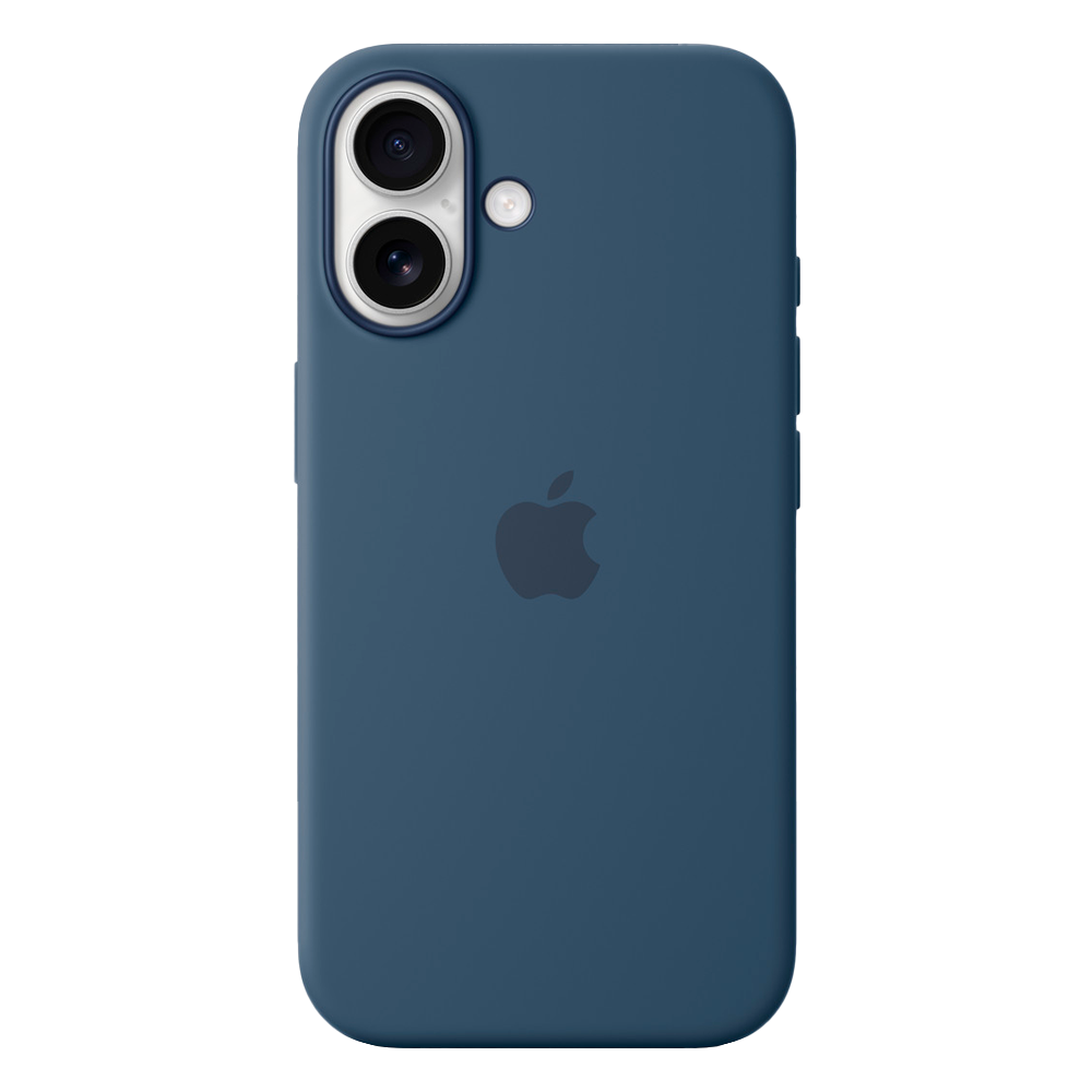 Силиконовый чехол с поддержкой MagSafe Apple Silicone Case для iPhone 16, Denim (Деним)