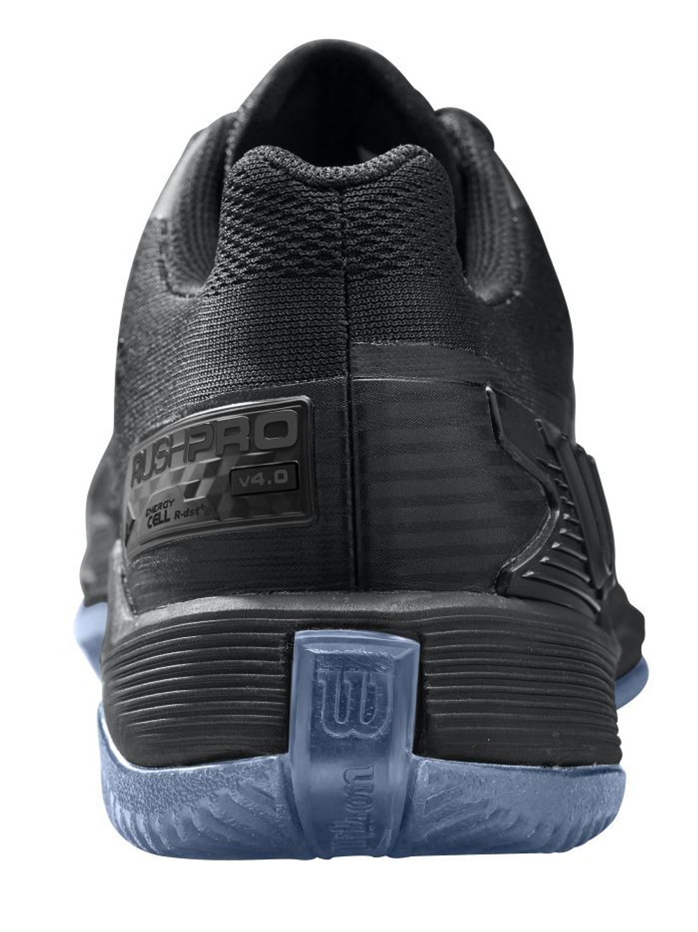 Мужские кроссовки теннисные Wilson Rush Pro 4.0 M - black/black/black