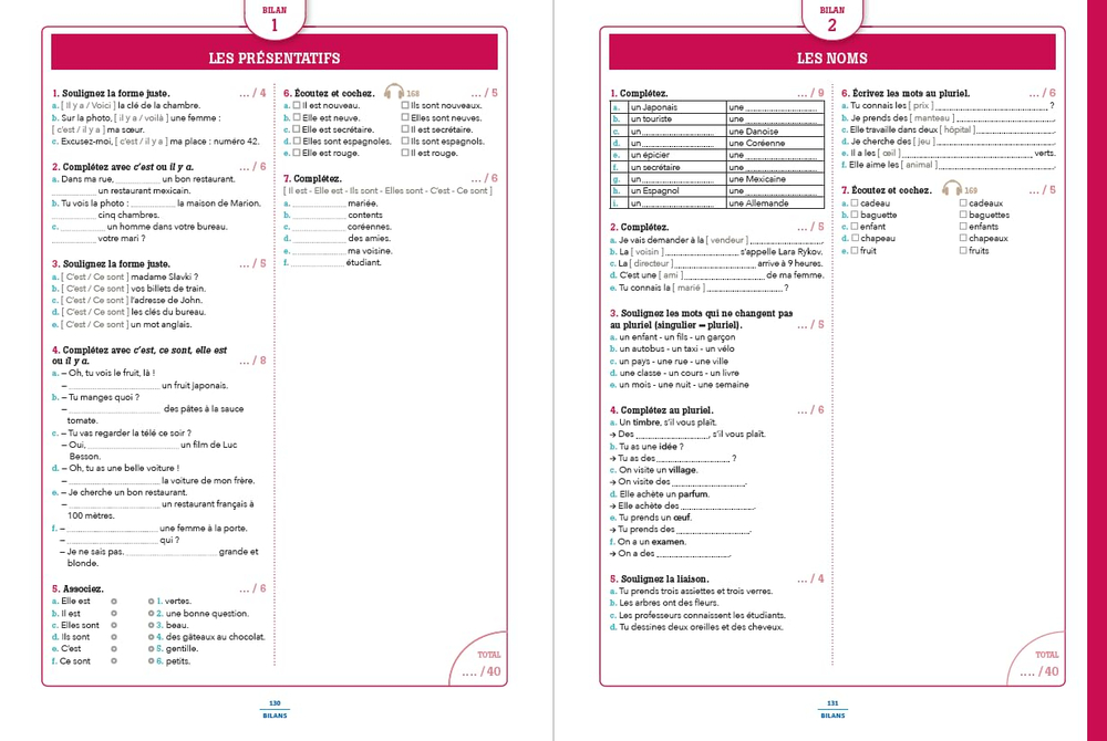 100% FLE - Grammaire essentielle du francais A1 - livre + didierfle.app