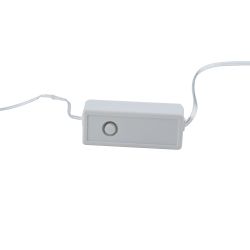 ULD-S1000-100-DTA WARM WHITE IP20 DEW BAND Гирлянда светодиодная Полоса. 10м. 100 светодиодов. Теплый белый свет. Провод прозрачный. ТМ Uniel