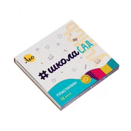 Пластилин Лео 12 цветов