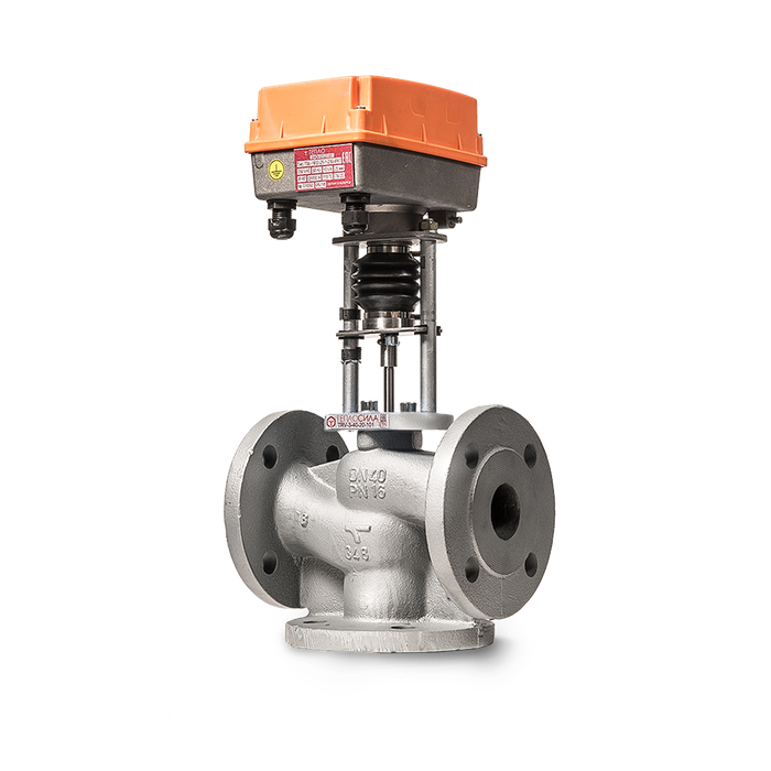 Купить Регулирующие клапаны трехходовые TRV-3 40 Теплосила недорого со склада в Хабаровске, Якутске, Владивостоке, Южно-Сахалинске, Благовещенске