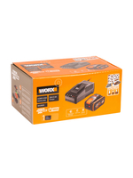 Комплект WORX WA3611: Двойное зарядное устройство WA3883