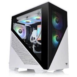 Корпус для компьютера Корпус Thermaltake Divider 170 TG ARGB Snow / White CA-1S4-00S6WN-00 / Win / SPCC / Tempered Glass*1 / 120mm ARGB PWM Fan*2