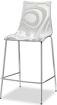 Стул полубарный пластиковый Wave Италия