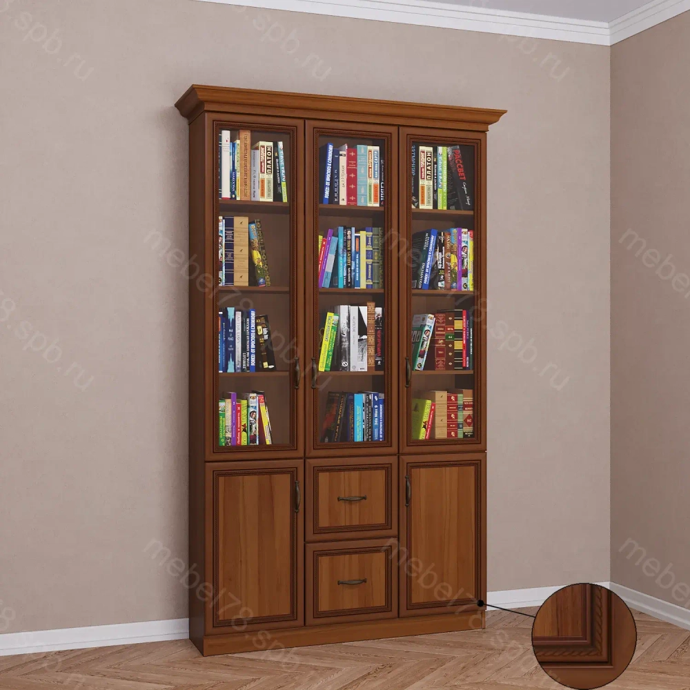 Шкаф книжный 3/4