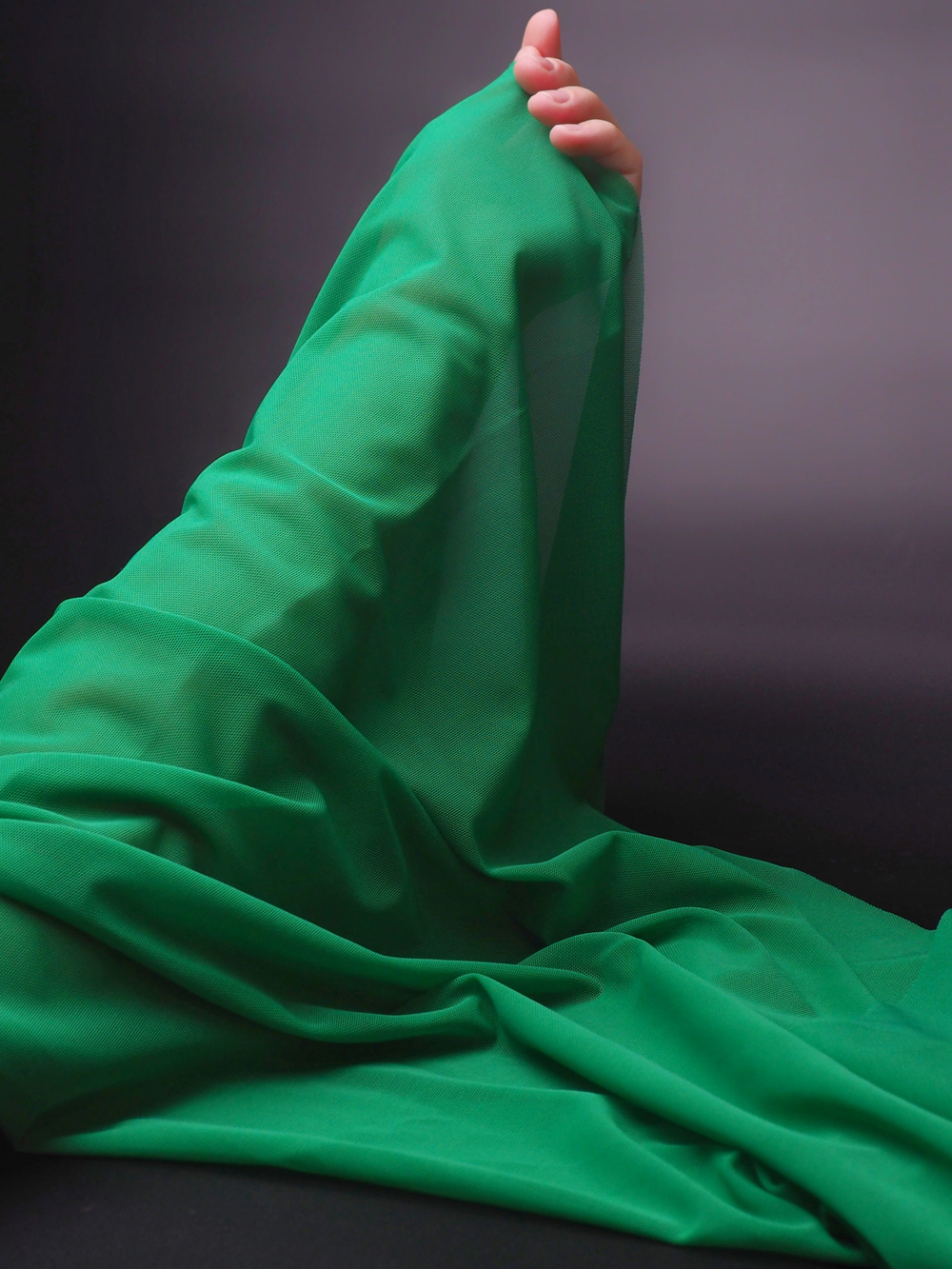 Сетка эластичная зелёная отрезом 75х50 см