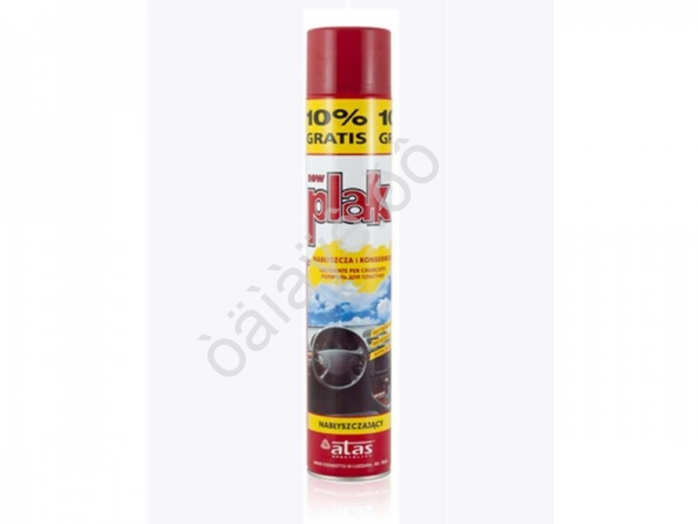 Полироль торпеды спрей PLAK  Вишня 750мл