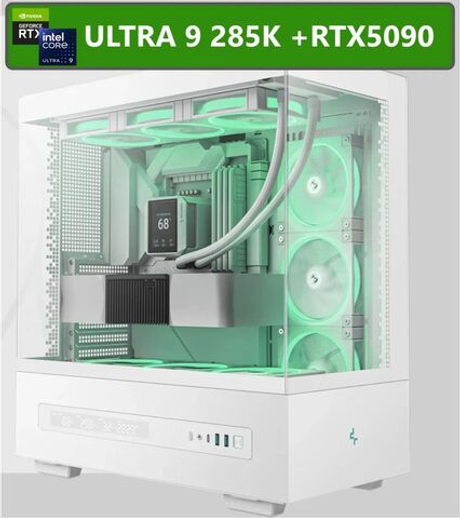 RTX5090 32Gb игровой компьютер Core ULTRA i9 285K 24ядра/ 64GB DDr5/ SSD 4ТБ/1200W 80+ /Win 11 PRO