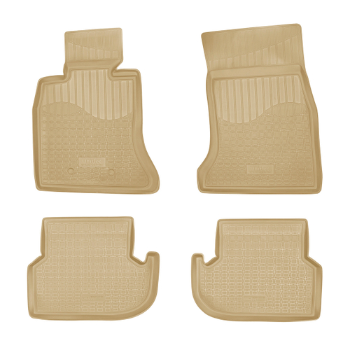 Ковры в салон Norplast/Unidec для BMW 5 в кузове F10 (2013-)Полиуретан,Бежевый, арт.NPA00-C07-150-B
