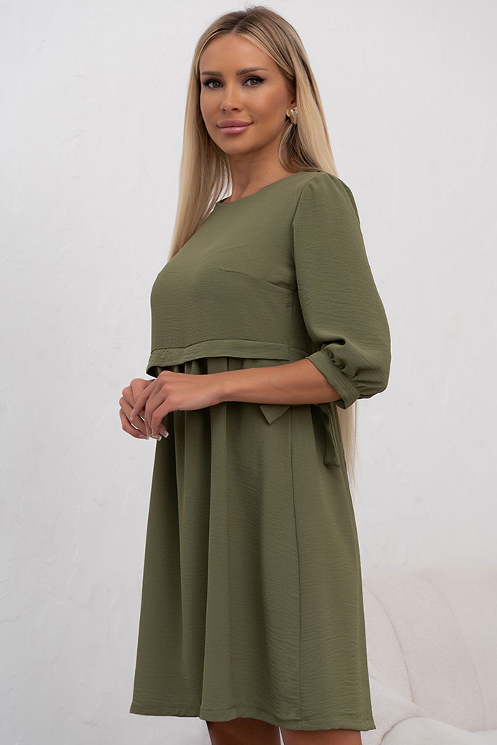 Платье Арчи (оливковый) Р11-1028 Nikol