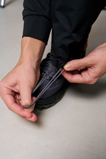 Брюки Nothomme Blue Monte Curved Blade Flannel-Lined Trousers "Midnight Navy"