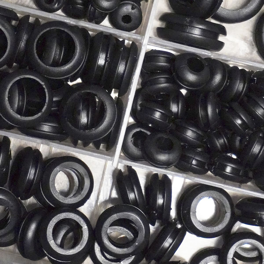 WDK-214054 Набор уплотнительных колец резиновых, черные, 180 шт.
