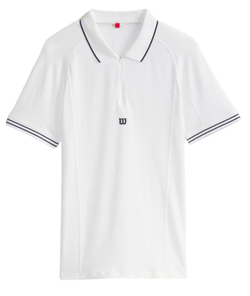 Мужское теннисное поло Wilson Series Seamless Polo - белый