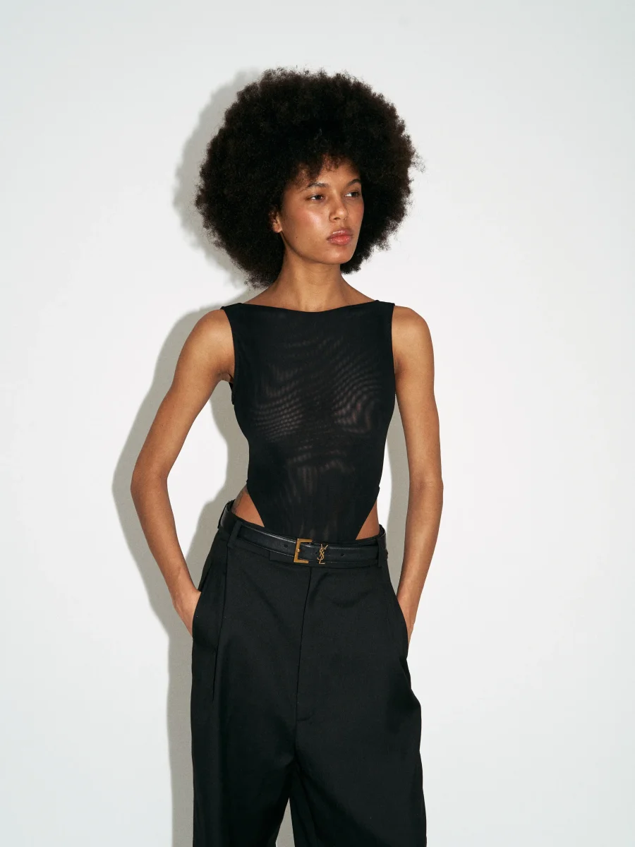 Боди MIRA MESH, Черный