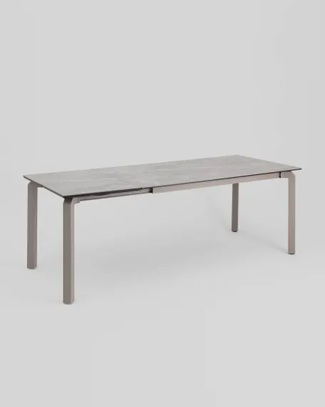 Стол обеденный Varden раскладной 160-220х90 см керамика серый