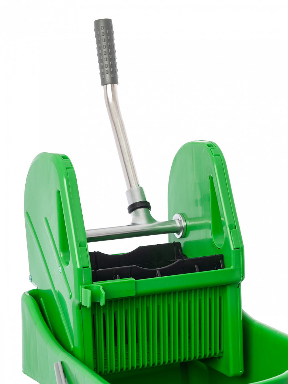 Ведро на колесах с универсальным отжимом, зеленое, 31 л HQ Profiline