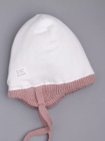 Шапка зимняя с ушками на завязках