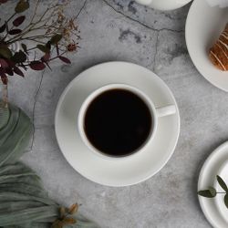 Чайная пара 255 мл белая d 9 см h7 см фарфор P.L. Proff Cuisine [4]