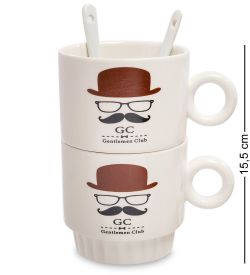 GAEM Art MUG-172/4 Набор из двух кружек «Клуб джентельменов»