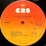 Bob Dylan - Blood On The Tracks (Голландия 1975г.)