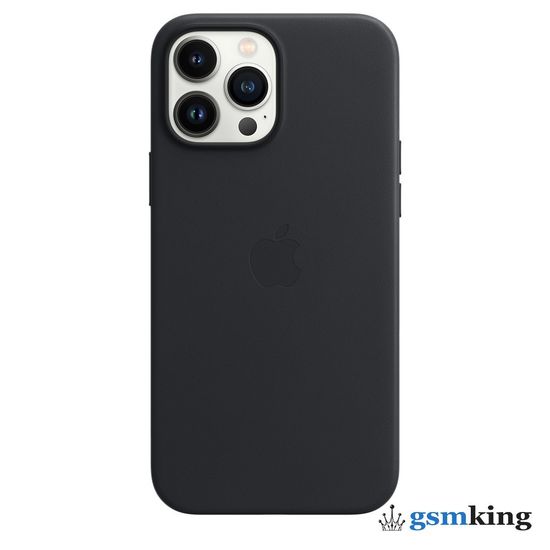 Apple Leather Case with MagSafe iPhone 13 Pro Max Midnight «Тёмная ночь» MM1R3ZE/A