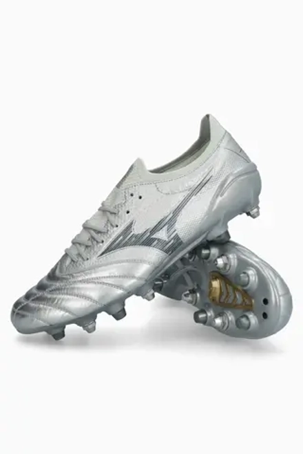 Бутсы Mizuno Morelia Neo IV Beta Elite Mix - серебряный