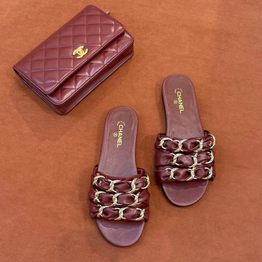 Шлепанцы Chanel