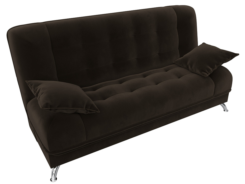 Диван-книжка Анна МИКРОВЕЛЬВЕТ Коричневый