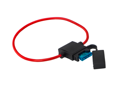 Колодка с предохранителем, Aura FHT-1400 (15А 2.5мм) - 1шт