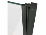 Душевая дверь Ravak COSD2-100 X0VVAC300Z1 профиль черный/прозрачное стекло