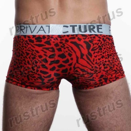 Мужские трусы хипсы красные Private Structure