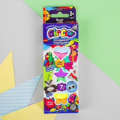 Набор креативного творчества Воздушный пластилин серия Air Clay 7 цветов ARCL-01-01
