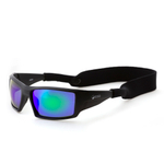 OCEAN Aruba Matt Black / Green Polarized lenses