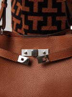 Кожаная сумка Deboro 31342 фундук