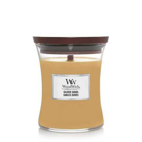 Свеча ароматическая WoodWick Gilded Sands средняя 275 г.