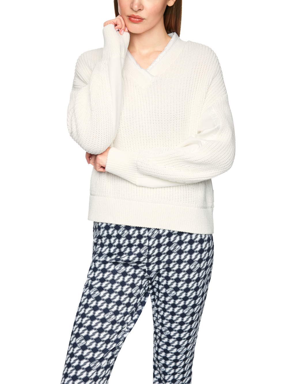 Пуловер из хлопка (Knitted in Germany)