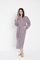 Халат женский махровый 4310 лиловый NUSA Турция