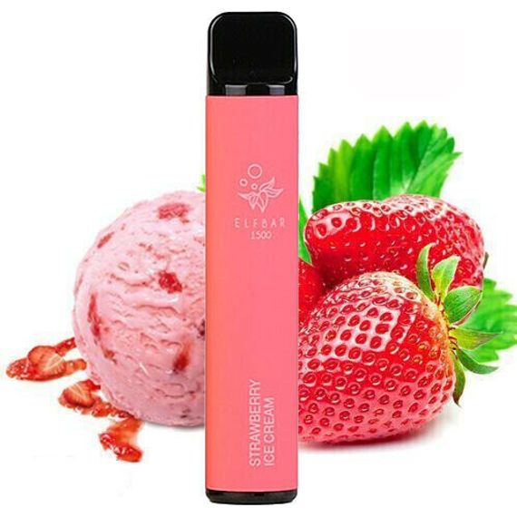 Elf Bar - Strawberry Ice Cream (1500, 2% nic)