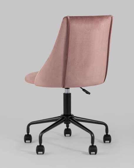 Кресло компьютерное Сиана велюр розовый