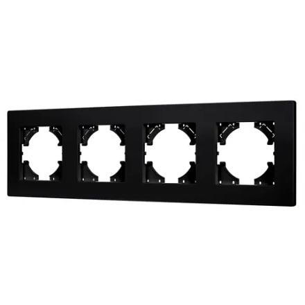 Рамка пластиковая FRM-PERIO-PL-4-BK (Arlight, -) 049759