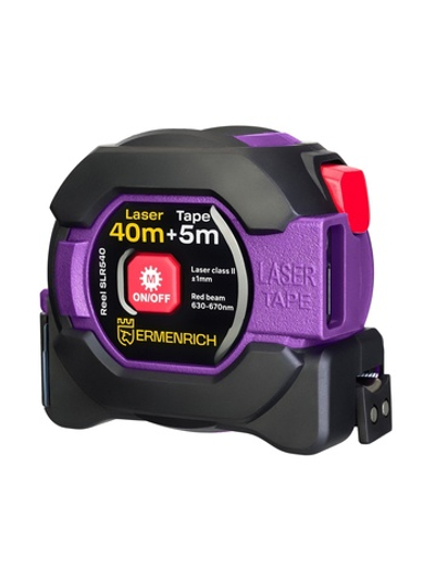 Рулетка с лазерным дальномером Ermenrich Reel SLR540