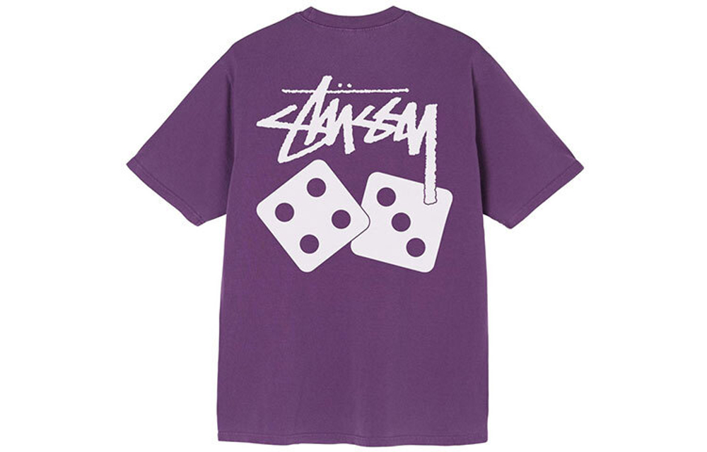 Футболки Stussy Dice Pigment Dyed Tee Logo T, 1904721