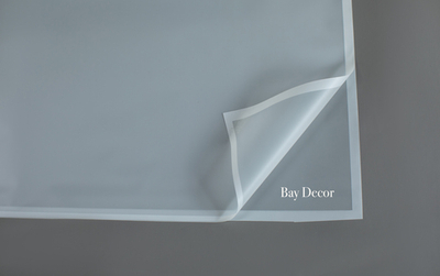 Аквабумага CYCBWM2021-1 полупрозрачная молочная с белой рамкой