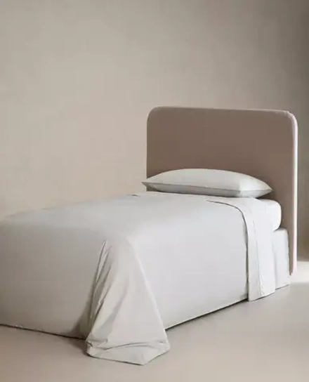 ZARA HOME ДЕТСКАЯ ПРОСТЫНЯ В ПОЛОСКУ, СЕРЫЙ