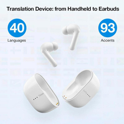Time Kettle M3 - наушники с переводчиком (3 в 1), белые