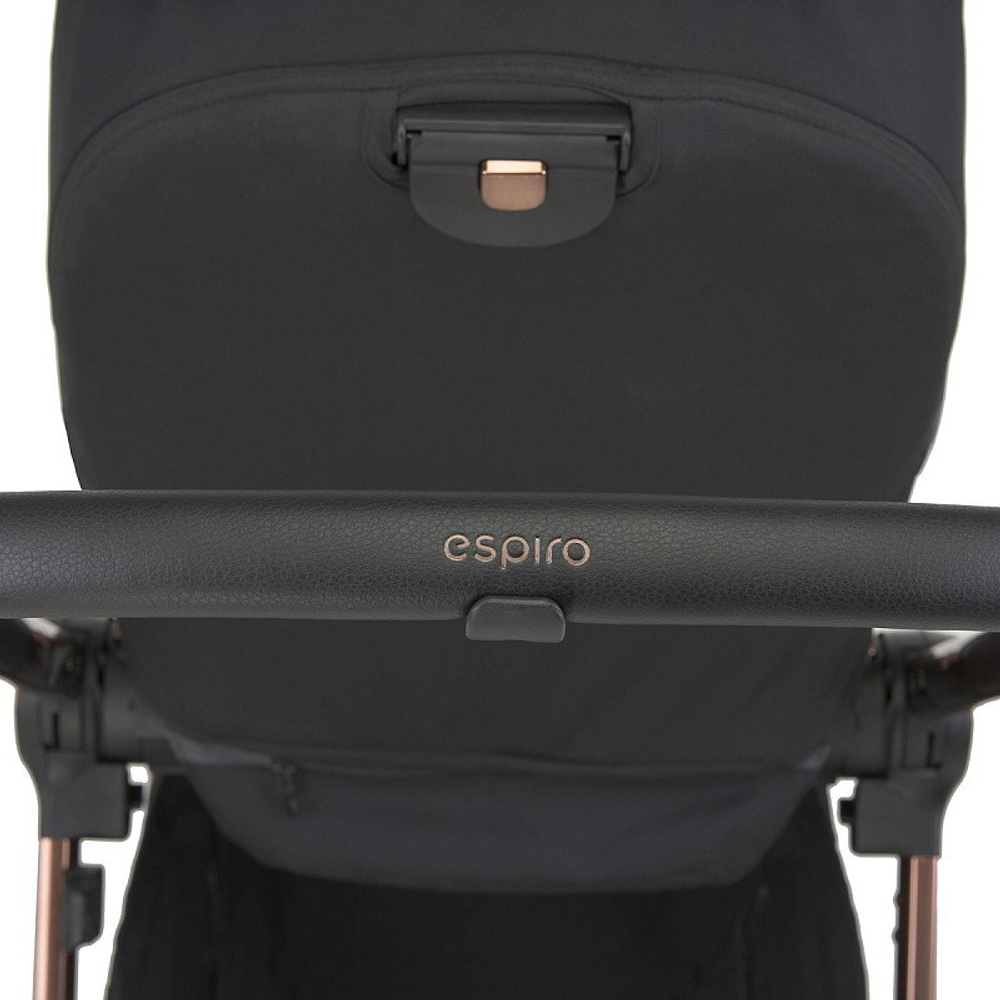 Детская коляска 3 в 1 Espiro Code 2025 и автокресло Pi Beige 10 clever black/Бежевый (Beige 109)