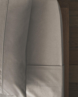 Zara Home - Простыня с ситцевой резинкой, высота 40 см (300 нитей), серый, 180х200х40 см